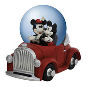 Mickey and Minnie Mouse's Joy Ride Water Globe